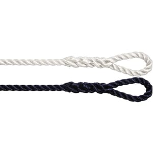 1852 3-slått fenderline 2-pk 10 mm 2 m marineblå