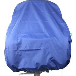 Stolovertrekk marine polyester singel blå