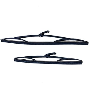 Viskerblad buet sort 12