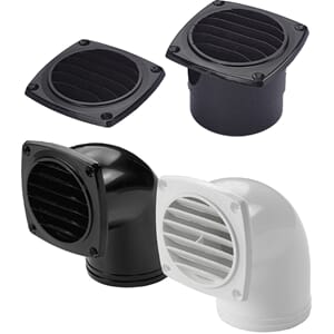 Ventilrist plast 3 flat sort