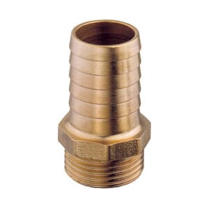 Slangekopling han messing 1 1/4 x 40 mm