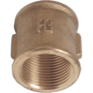 Rørmuffe messing 1 1/4