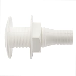 Skroggjennomføring nylon hvit 3/4