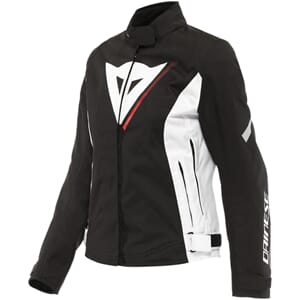 Dainese Veloce Lady D-Dry Jakke - Svart/Hvit