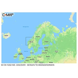 C-MAP DISCOVER | Bergen til Brandsfjorden
