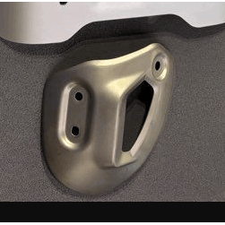 YAMAHA PIPE PROTECTOR ASSY - BRUKT