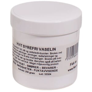 Vaselin Hvit Syrefri 250 g