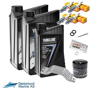 Servicekit Yamaha F200A (V6) - 1 År ( 100 Timer)