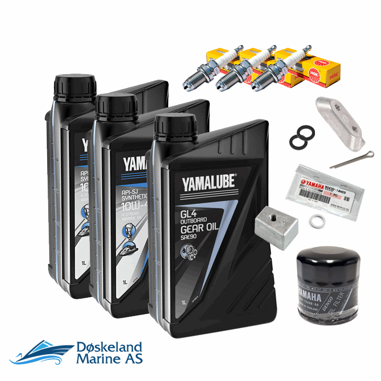 Service Kit Yamaha F40B 1 År ( 100 Timer)