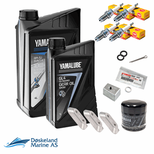 Service Kit Yamaha F60F - 1 År ( 100 Timer)