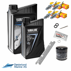 Service Kit Yamaha F80B - 1 År ( 100 Timer)