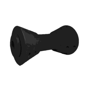 Kjølrulle av Plast - 195mm (Svart)